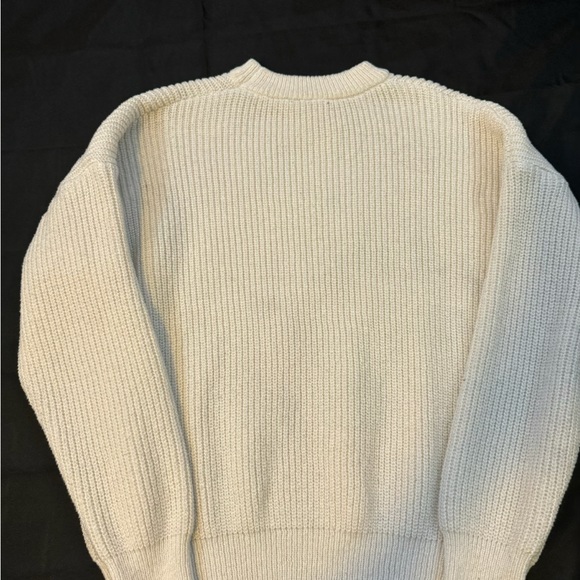 Knitted cream sweater size L - Picture 2 of 6